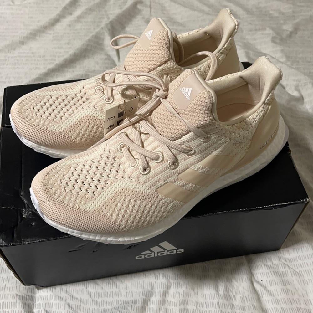 Brand new, never worn nude color adidas ultraboost